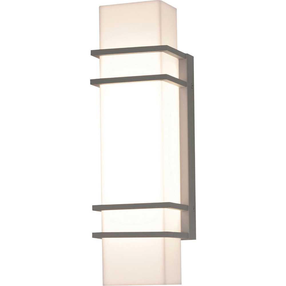 Blaine LED Outdoor Sconce - 15'' - Textured Grey
