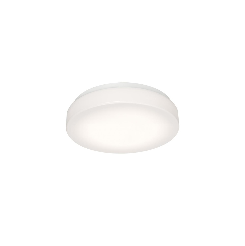 Cirrus 14'' LED Flush, 120-277V, 34W, 5 CCT, WH, BB