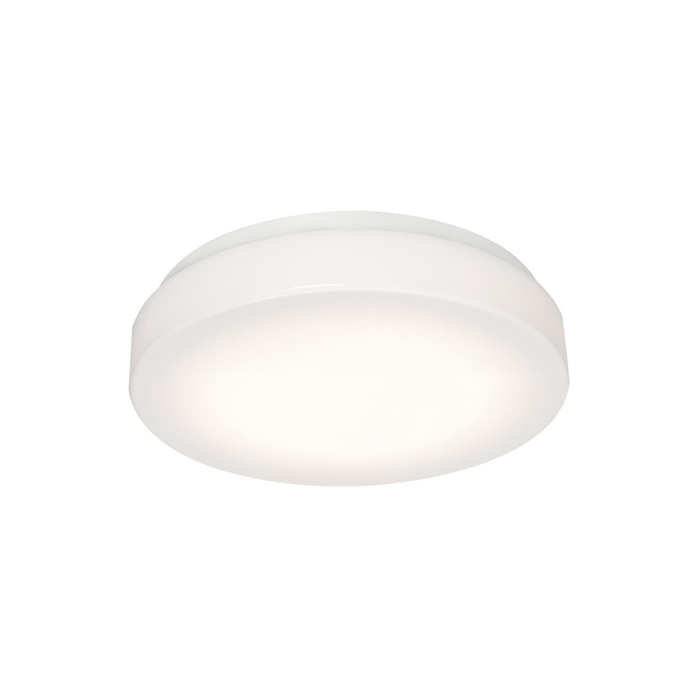 Cirrus 19'' LED Flush,120-277V,34W,5 CCT,WH,BB