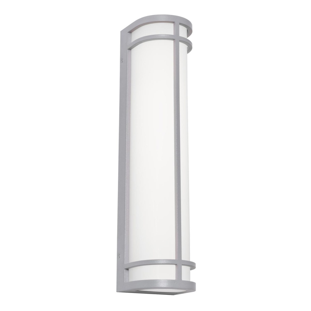 Crain 24'' LED Outdoor Sconce 120-277V 25W 5CCT TG w/ PC