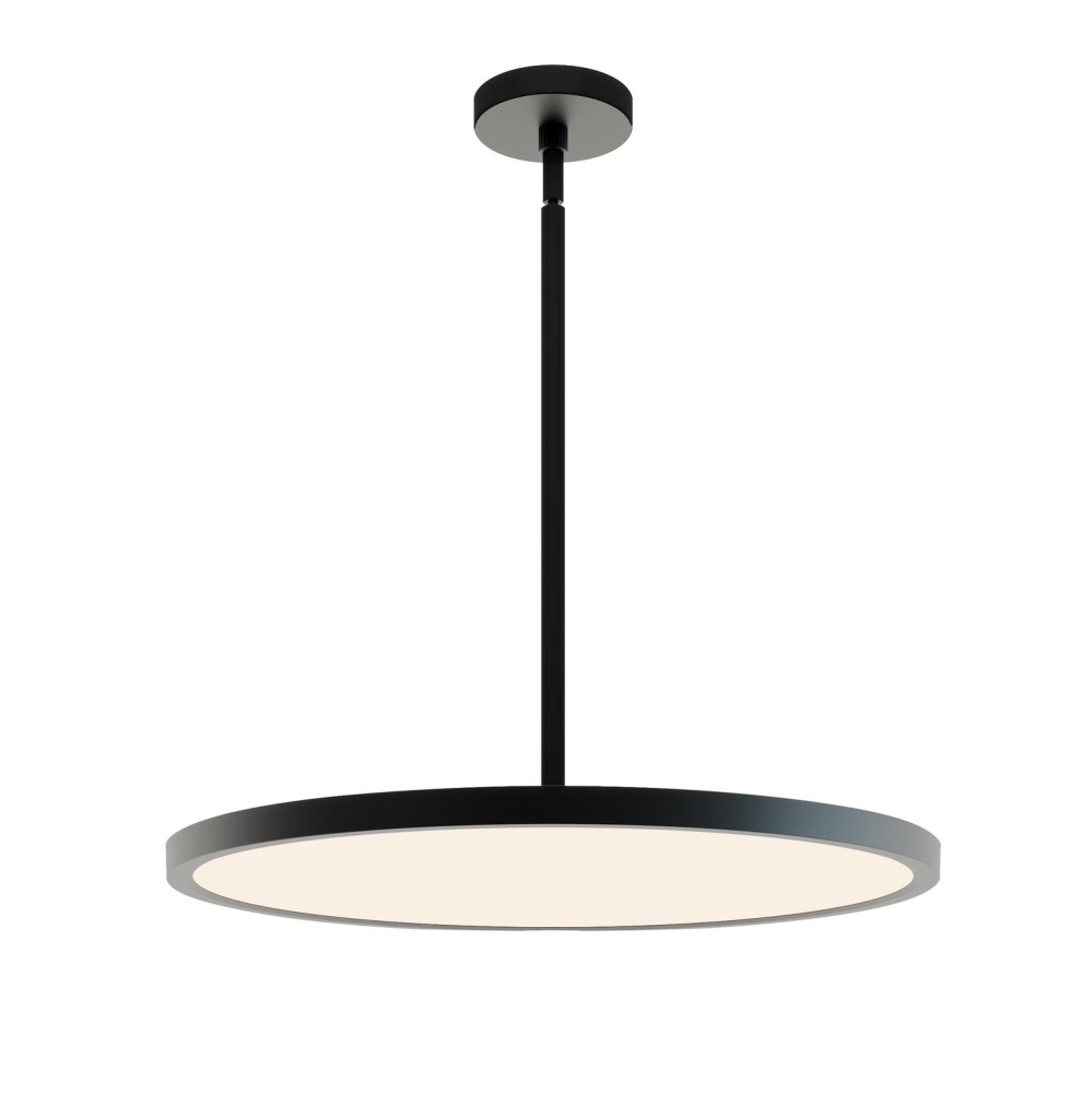 Edge Round 24'' LED Pendant 120-277V 40W 5CCT BK