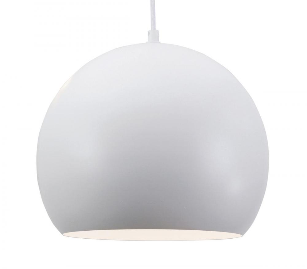 Roxy - 12'' Pendant - White Finish