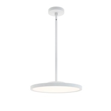 AFX Lighting, Inc. EGRP16LAJUDWH - Edge Round 16'' LED Pendant 120-277V 25W 5CCT WH