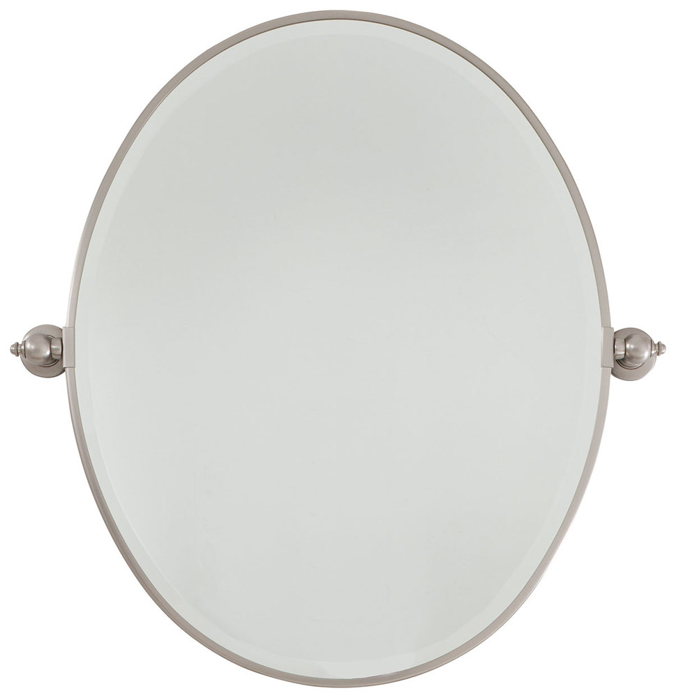 Pivoting Mirrors - Oval Mirror - Beveled
