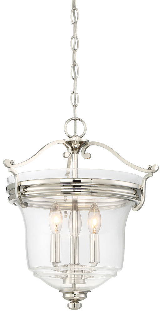 Audrey's Point - 3 Light Pendant (Convertible to Semi Flush)
