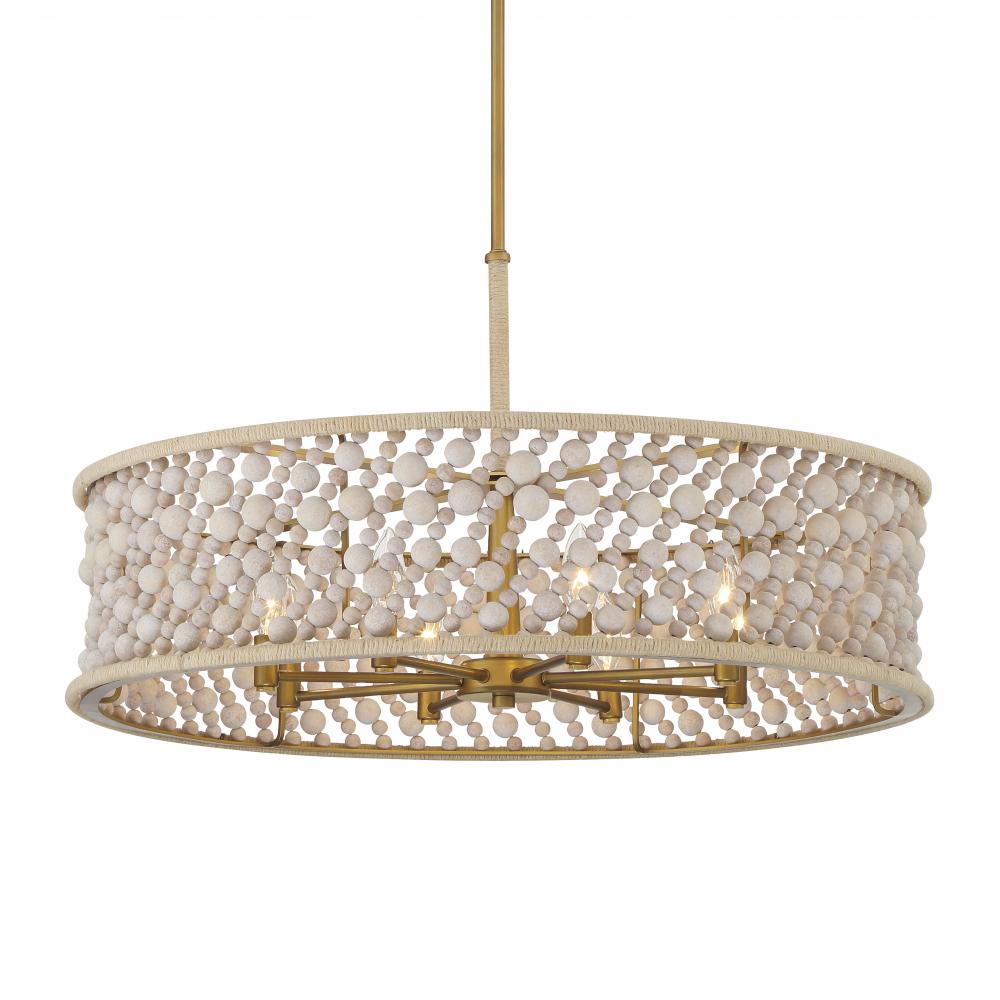 Horsmore 29.5" 8-Light Pendant