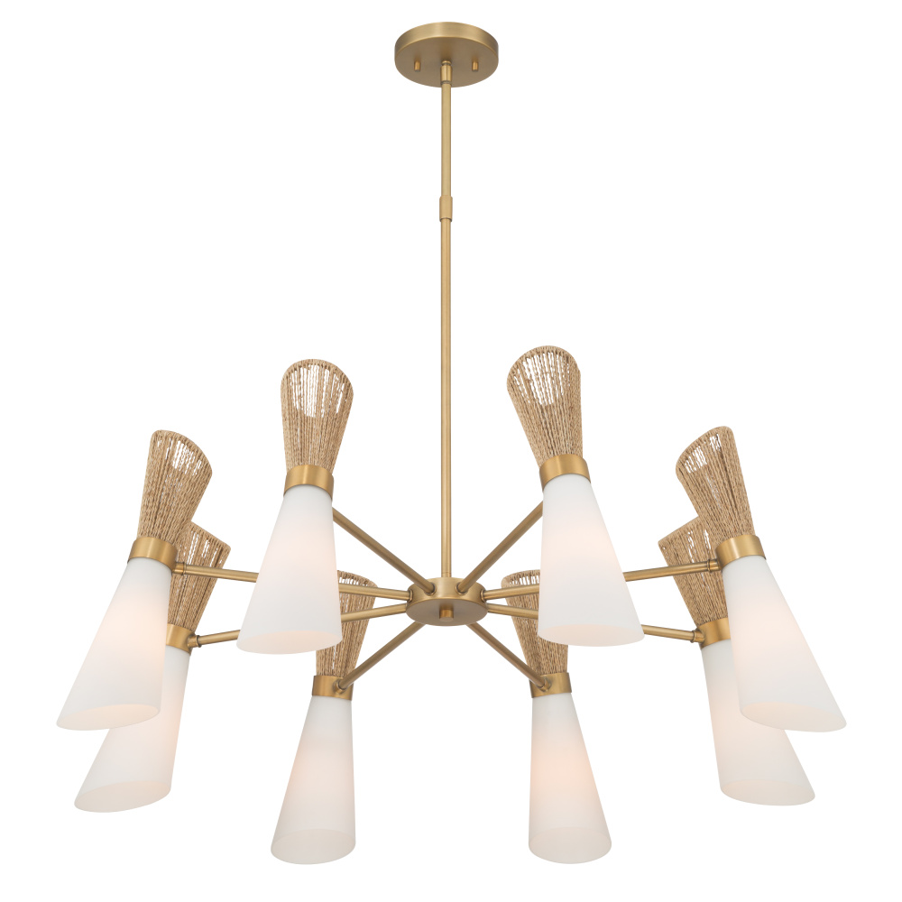 Vantrel  36" 8-Light Chandelier