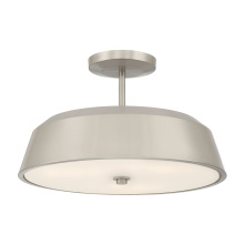 Minka-Lavery 12625-84 - Trellwyn 15" 3-Light Semi-Flush Mount