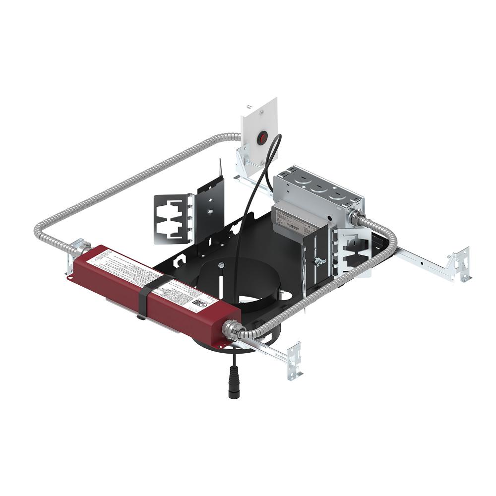 4" Sapphire III Non-IC New Construction Housing w/ Remote Test Switch EM Driver, 24W / 2500lm,