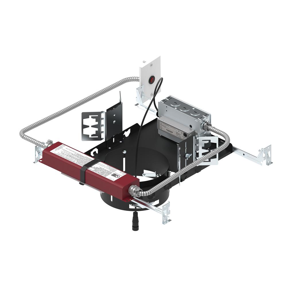 6" Sapphire III Non-IC New Construction Housing w/ Remote Test Switch EM Driver, 36W / 3500lm,