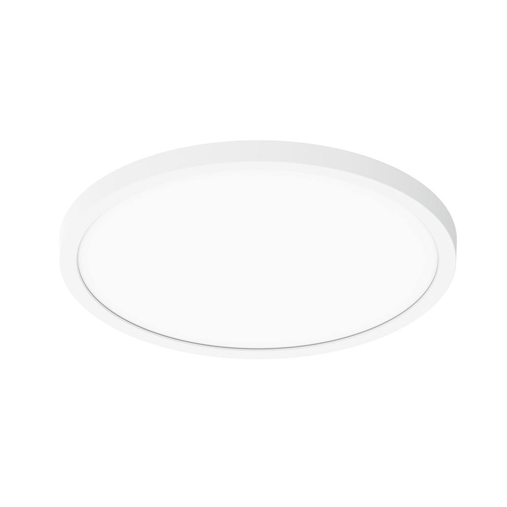 8" ELO LED Surface Mount Luminaire with Selectable Lumens & CCT, Up to 1550lm / 16W, Matte