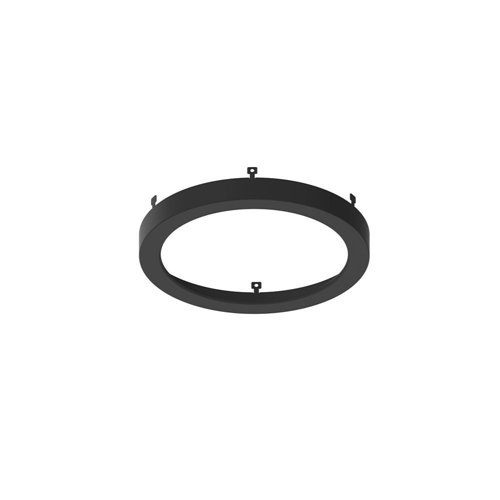 6" Decorative Metal Ring for NELO-6RTWMPW, Black Finish