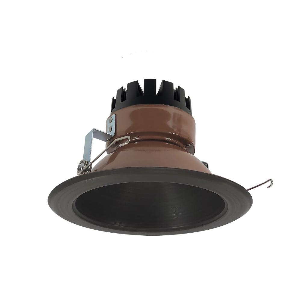 6" Marquise III Round Open Reflector, 1500lm, 2700K, Flood Optic, Bronze Reflector/Bronze Flange
