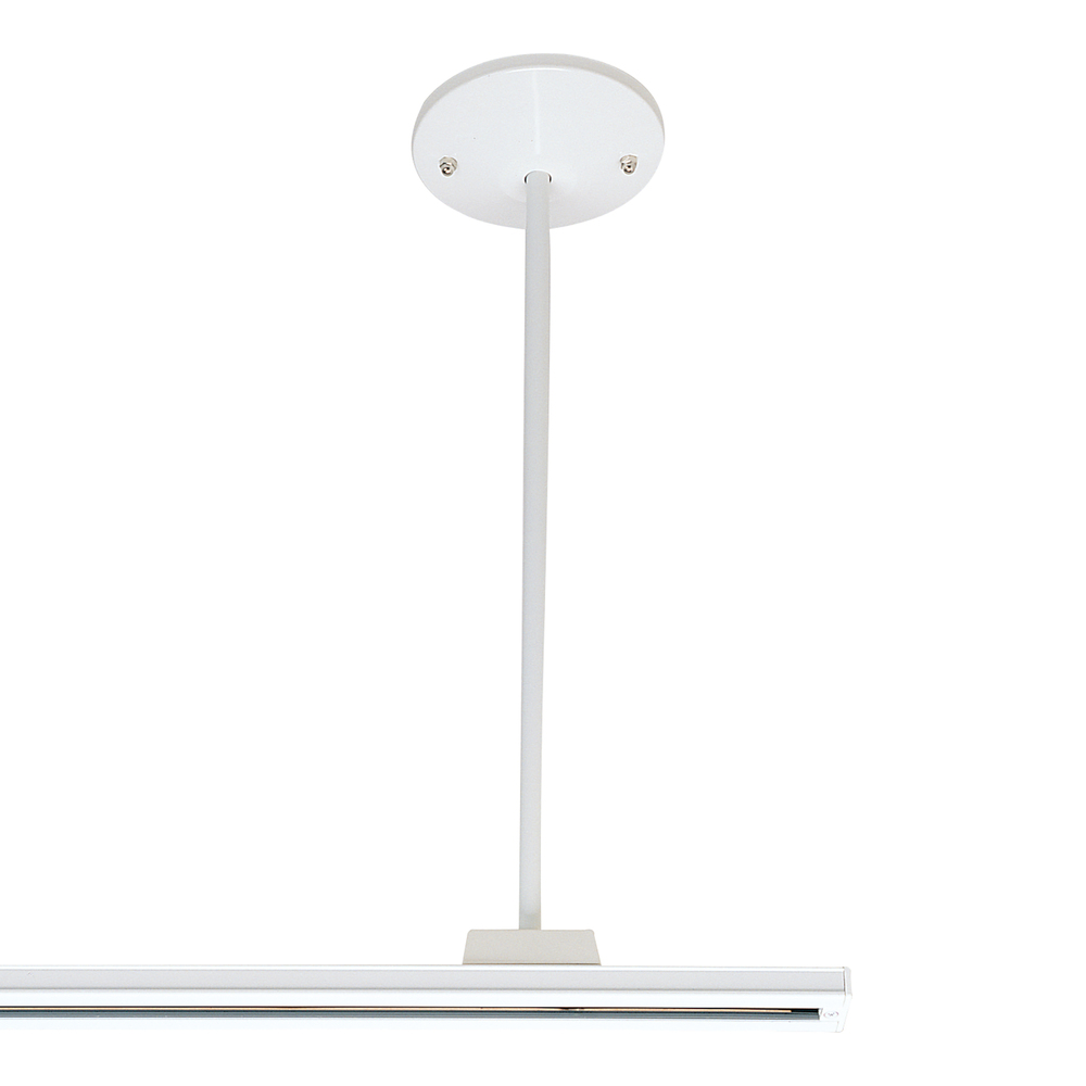96" Pendant Assembly Kit for Track Systems, White Finish