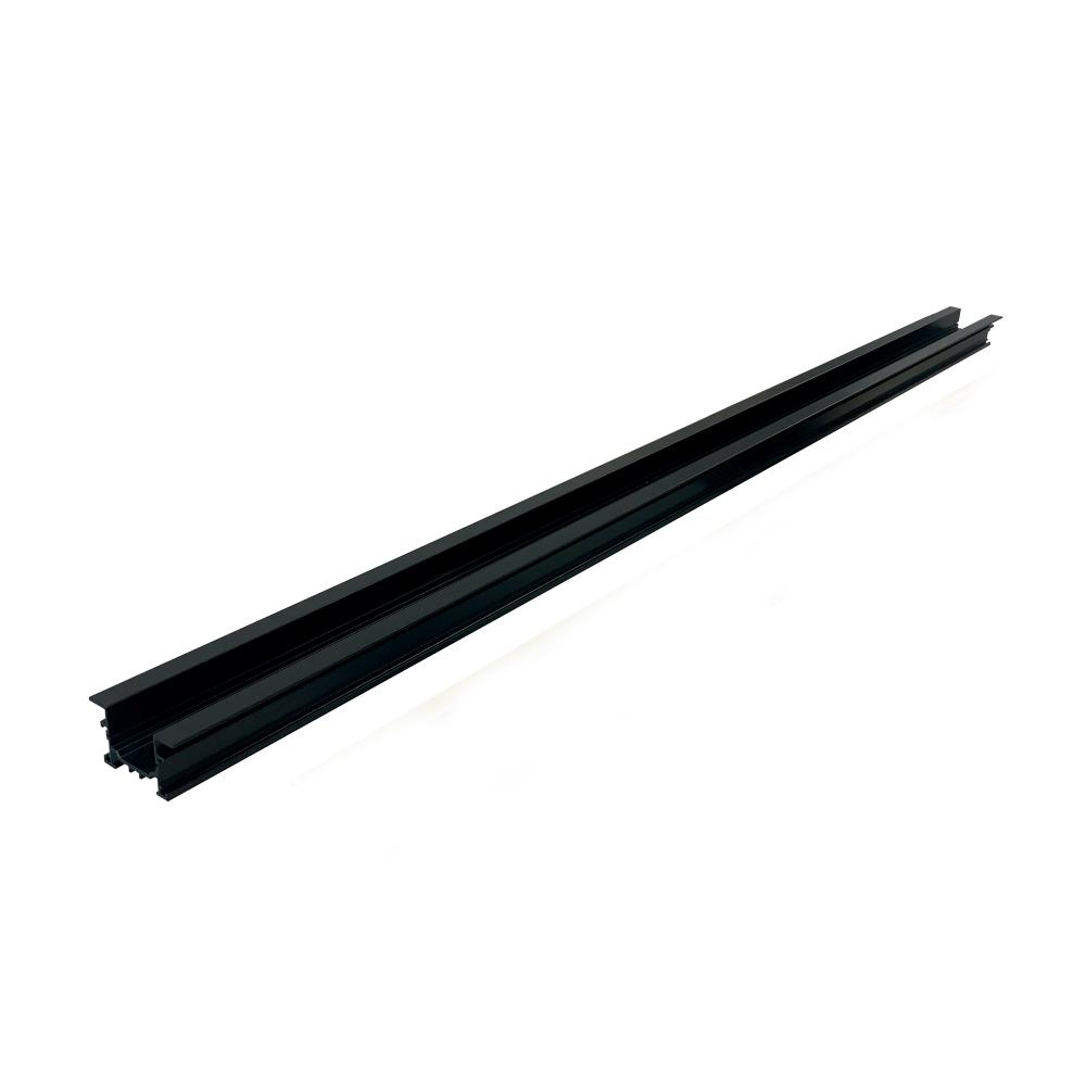 8' Recessed Track Housing, Black