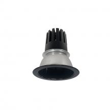 Nora NC3-41L335NBB - 4" Sapphire III Round Open Reflector, 2500lm, 3500K, Narrow Flood Optic, Black Reflector/Black