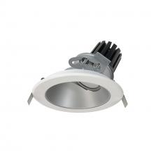 Nora NC3-69L530FHZMPW - 6" Sapphire III Round Adjustable Reflector, 4500lm, 3000K, Flood Optic, Haze Reflector/Matte