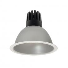 Nora NC3-81L635NHZMPW - 8" Sapphire III Round Open Reflector, 5500lm, 3500K, Narrow Flood Optic, Haze Reflector/Matte