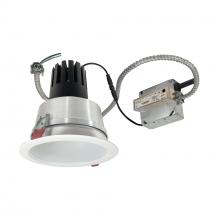 Nora NCR3-61L540FP01MPW - 6" Sapphire III Retrofit, Matte Powder White Reflector/Matte Powder White Flange, 120V; Phase