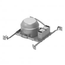 Nora NHIC-27LMRAT/277 - 6" Shallow, IC, AT LED Dedicated New Construction Housing, 277V w/ 50W Step Down Transformer