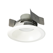 Nora NLCBC2-55135MPW/A - 5" Cobalt Click Round Retrofit Reflector, 750lm / 10W, 3500K, Matte Powder White Reflector /