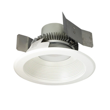 Nora NLCBC2-55227MPW/A - 5" Cobalt Click Round Retrofit Baffle, 750lm / 10W, 2700K, Matte Powder White