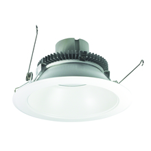 Nora NLCBC2-65130MPW/A - 6" Cobalt Click Round Retrofit Reflector, 750lm / 10W, 3000K, Matte Powder White Reflector /