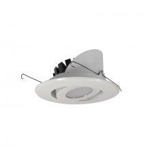 Nora NRM3-54L240NWW - 5" Marquise III Adjustable Surface Gimbal, 1500lm, 4000K, Narrow Flood Optic, White Reflector &