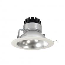 Nora NRM3-61L235FDW - 6" Marquise III Round Open Reflector, 1500lm, 3500K, Flood Optic, Diffused Clear Reflector/White