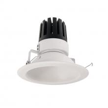 Nora NRM3-61L340SWW - 6" Marquise III Round Open Reflector, 2000lm, 4000K, Spot Optic, White Reflector/White Flange
