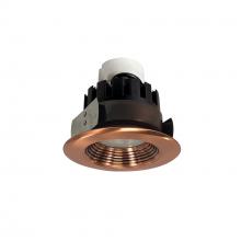 Nora NRMC3-42L127FCO - 4" Marquise III Retrofit, Copper Baffle/Copper Flange, 120-277V; 0-10V Dimming, 1300lm / 12W,