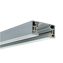 Nora NT-2301S - 2' Two-Circuit Track, Silver Finish