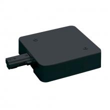 Nora NT-348B/4A - Live End Feed w/ Current Limiter, 4 Amps, One-Circuit Track, Black Finish