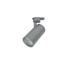 Nora NTE-85518M35S - Jason LED Track Head, Cylinder, 18W, 35K, 80+ CRI, Med. Flood, Silver
