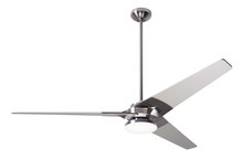 Modern Fan Co. TOR-BN-62-WW-272-002 - Torsion Fan; Bright Nickel Finish; 62" Whitewash Blades; 20W LED; Fan Speed and Light Control