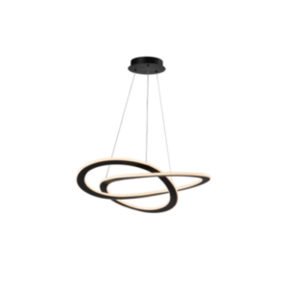 Caperol Pendant Black Finish