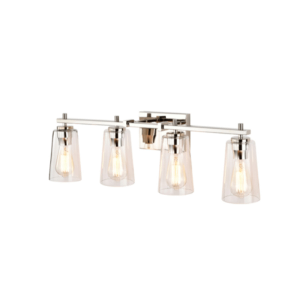 Erie Vanity Satin Nickel Finish