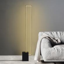 Lit Up Lighting FL2201BK - Square Floor Lamp, 48" Aluminium +PMMA, Color Temp, 3500K, voltage :110-265V, Dimmable