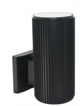 Lit Up Lighting LIT37484BK - 8.7" Aluminium die casting E26 Outdoor Wall Lighting 2*60W Black