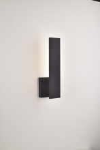 Lit Up Lighting LIT74190BK-5CCT - Victoria Wall Sconce Black Finish
