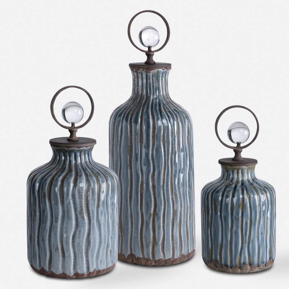 Uttermost Mathias Bottles, S/3