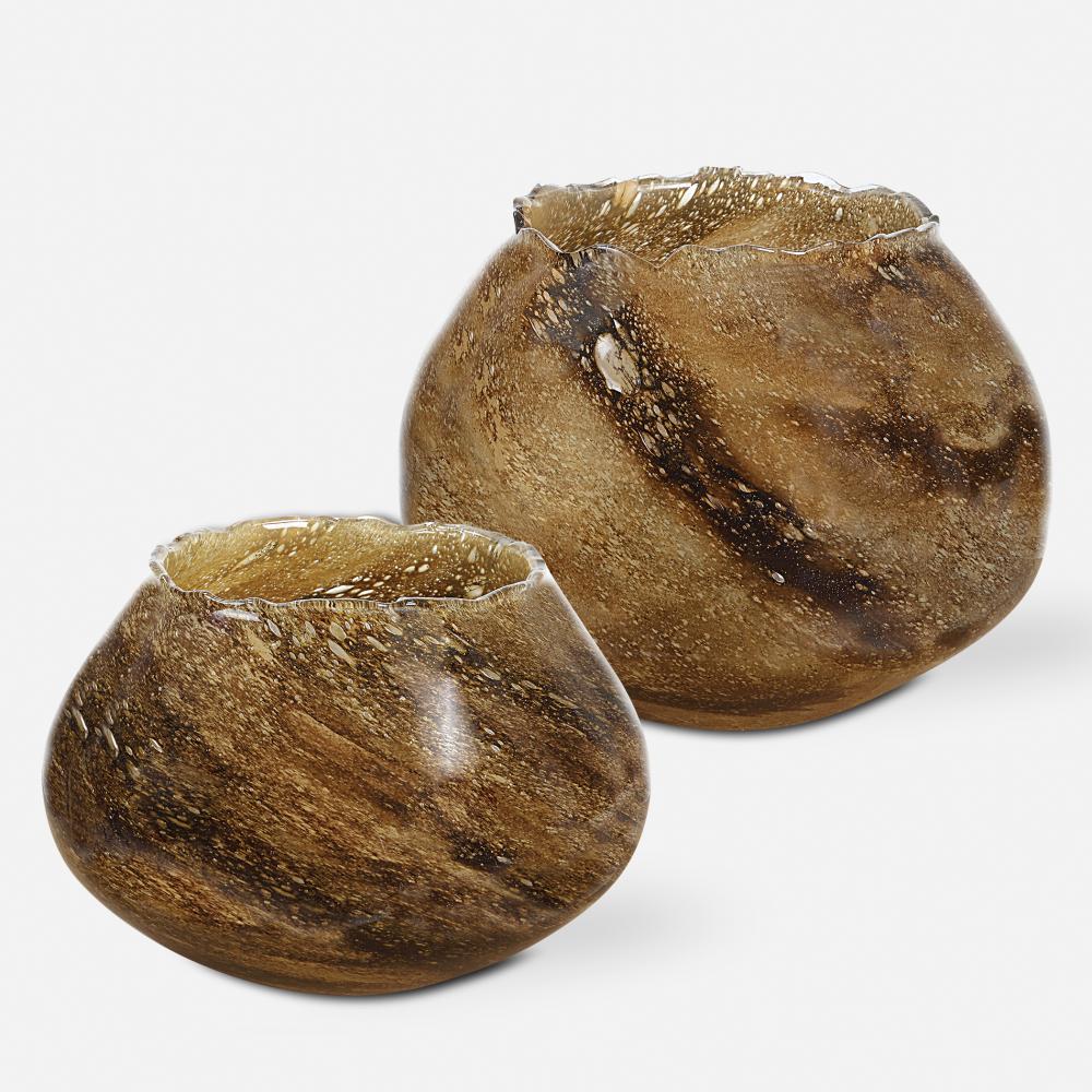 Uttermost Tortoise Vases, S/2