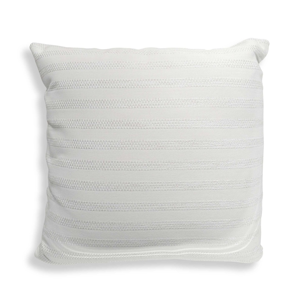 Uttermost Basket Stripe Ivory Outdoor Pillow