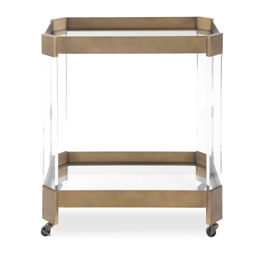 Uttermost Giselle Bronze Bar Cart