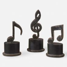 Uttermost 19280 - Uttermost Music Notes Metal Figurines Set/3