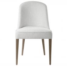 Uttermost 23558-2 - Uttermost Brie Armless Chair White Set Of 2