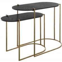 Uttermost 22882 - Uttermost Aztec Wood Nesting Tables Set/2