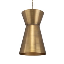 Uttermost 21617 - Uttermost Crocker Brass 1 Light Mini Pendant