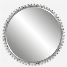 Uttermost 09770 - Taza Round Mirror, Antique White