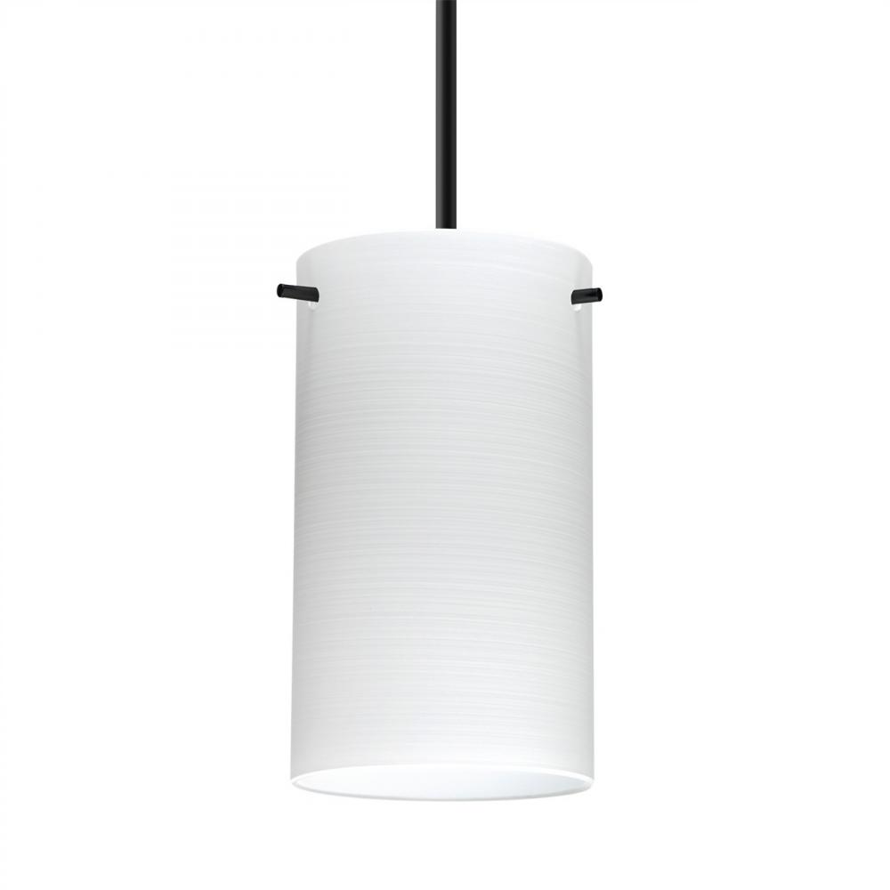 Besa Stilo 7 Pendant Black Chalk 1x50W Candelabra